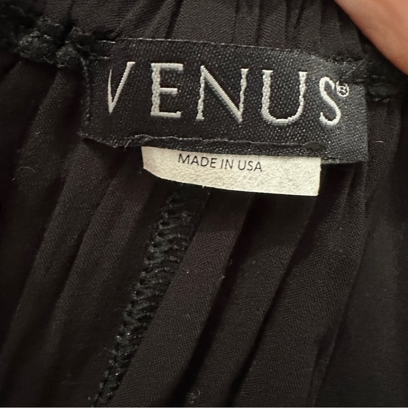 VENUS Black Halter Swim Cover-Up Dress | Flowy Resortwear | Size M - Picture 10 of 16